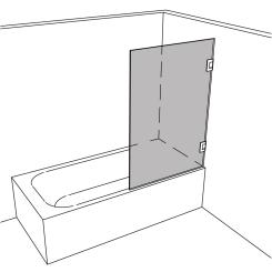 Dusche Badewannenaufsatz unikat 600 classic pendel UN600CP 