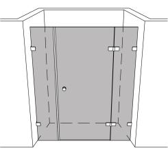 Dusche Nische unikat 216 EVO UN216EVO 